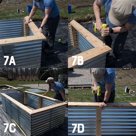 diy galvanized steel and wood garden box|galvanized steel raised garden beds.